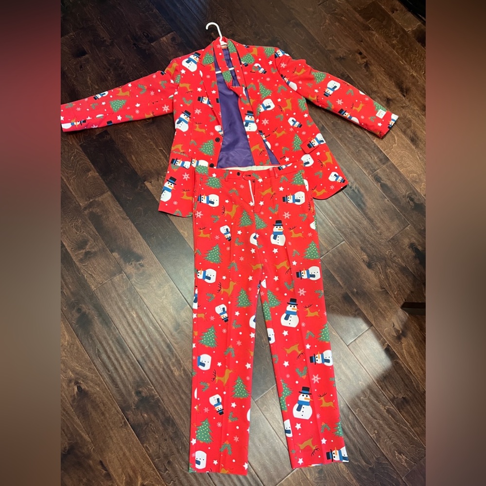 Christmas holiday suit